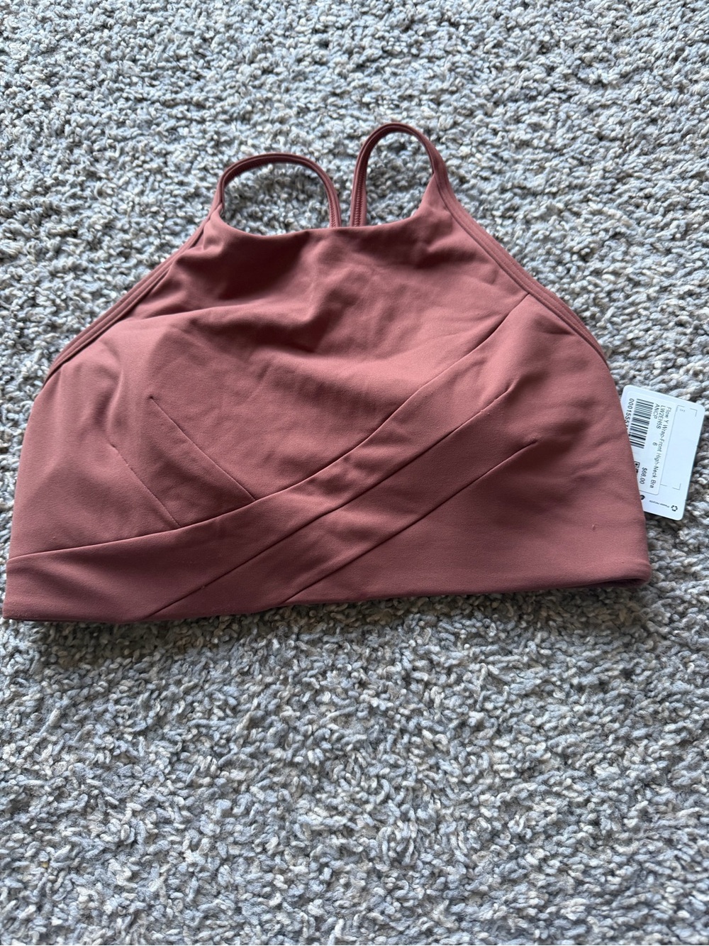 lululemon athletica High Neck Sports Bra - Dusty Rose